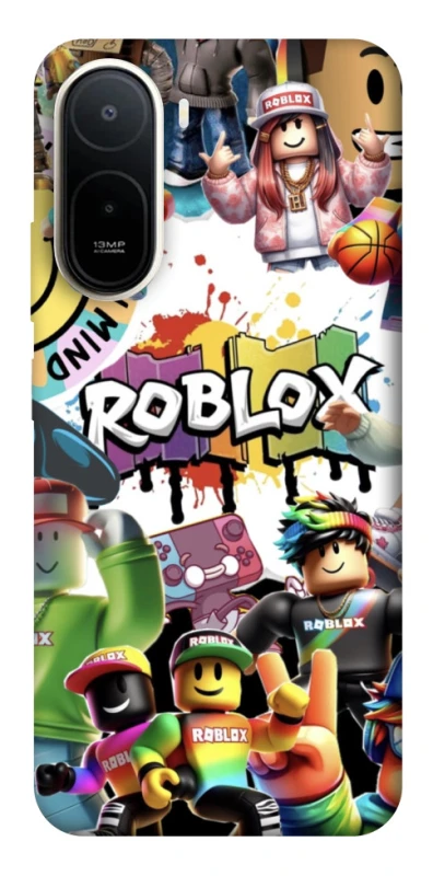 Чехол на Xiaomi Redmi A7 Pro 4G Roblox Characters Collage фото 1 из 2