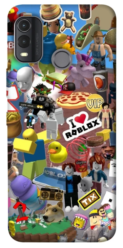 Чехол на Nokia G11 Plus Roblox collage ver.5 фото 1 из 1