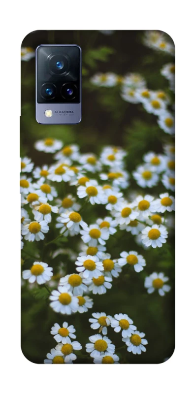 Чехол на Vivo V21 Ромашки v13 фото 1 из 1