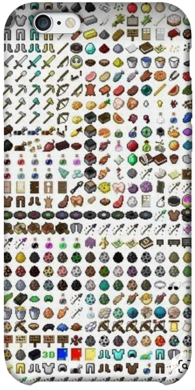 Чохол на Apple iPhone 6/6s plus (5.5") Minecraft v2 фото 1 з 1