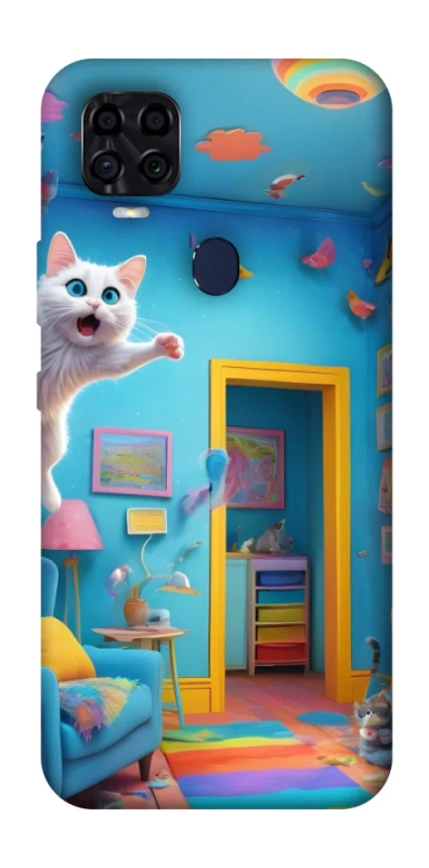 Чехол на ZTE Blade v2020 crazy cat фото 1 из 1