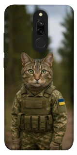 Чехол на Xiaomi Redmi 8 Кот защитник фото 1 из 1