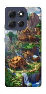 Чохол на Motorola Moto G86 Minecraft universe фото 1 з 1