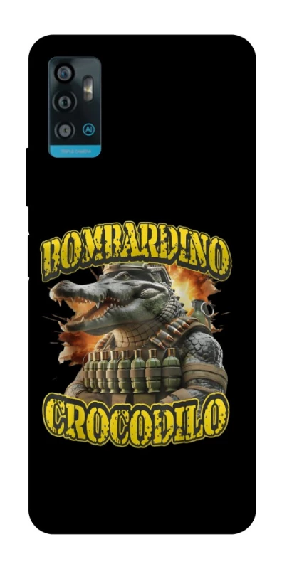 Чехол на ZTE Blade A71 Bombardino Crocodilo фото 1 из 1