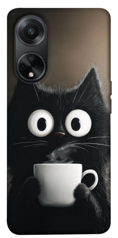 Чехол на Oppo A58 4G morning cat фото 1 из 1