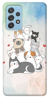 Чехол на Samsung Galaxy A52 4G / A52 5G Funny Pets ver.2 фото 1 из 1