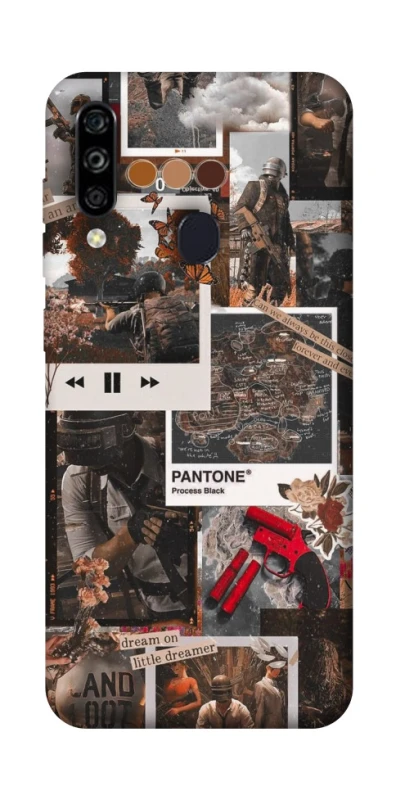 Чехол на ZTE Blade A7 (2020) PUBG Collage фото 1 из 1