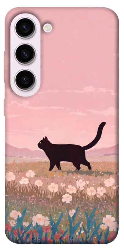 Чохол на Samsung Galaxy S23+ cat on a field фото 1 з 1