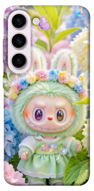 Чохол на Samsung Galaxy S23+ Labubu & Flowers ver.2 фото 1 з 1