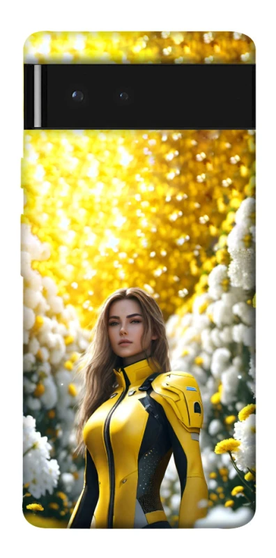 Чехол на Google Pixel 6 Cyber space girl ver.2 фото 1 из 1