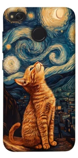 Чохол на Xiaomi Redmi 4X van gogh cat фото 1 з 1
