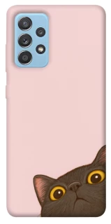 Чехол на Samsung Galaxy A52 4G / A52 5G Peeping cat фото 1 из 1