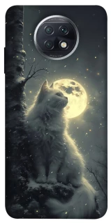 Чохол на Xiaomi Redmi Note 9 5G / Note 9T Кіт під місяцем фото 1 з 1