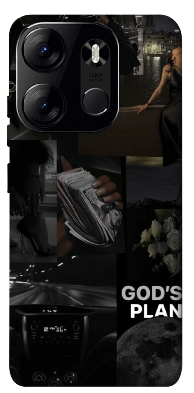 Чехол на Tecno Spark Go 2023 God's plan фото 1 из 1