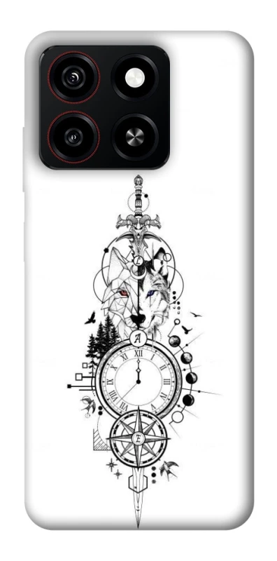 Чехол на ZTE Blade A35 4G Tattoo ver.8 фото 1 из 1