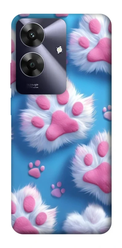 Чохол на Realme Note 60 Cat paw фото 1 з 1