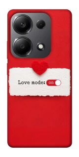 Чохол на Xiaomi Redmi Note 13 Pro 4G Love Mode ON фото 1 з 1