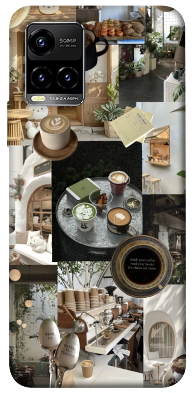 Чохол на Vivo Y21 / Y33s Coffee collage ver.4 фото 1 з 1
