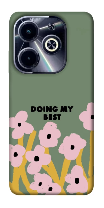 Чехол на Infinix Hot 40i Doing my best фото 1 из 1