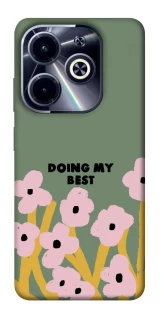 Чохол на Infinix Hot 40i Doing my best фото 1 з 1