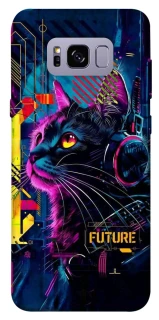 Чехол на Samsung G955 Galaxy S8 Plus Cyber Cat v2 фото 1 из 1