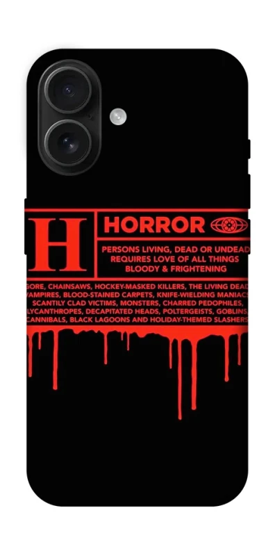 Чохол на Apple iPhone 16 Horror Halloween фото 1 з 1