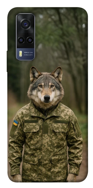 Чохол на Vivo Y53s Вовк захисник фото 1 з 1