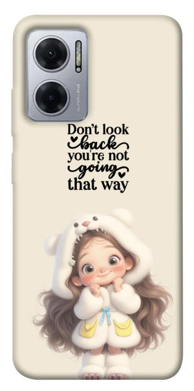 Чохол на Xiaomi Redmi Note 11E Don't look back фото 1 з 1