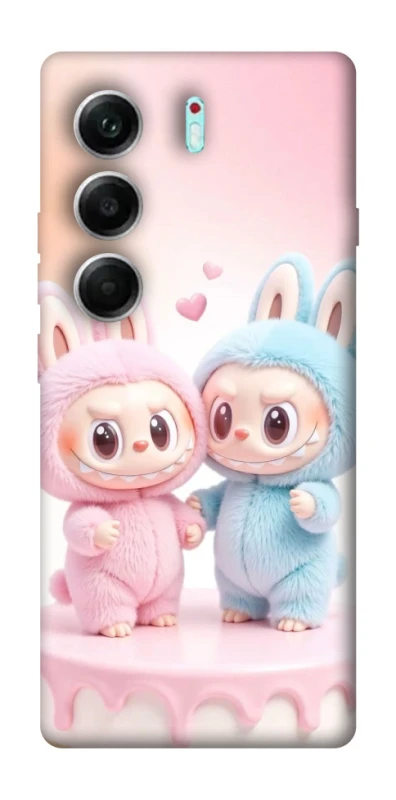 Чехол на Tecno Camon 40 Pro 5G Labubu Twins фото 1 из 1