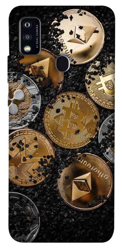 Чехол на ZTE Blade A51 Many coins v2 фото 1 из 1