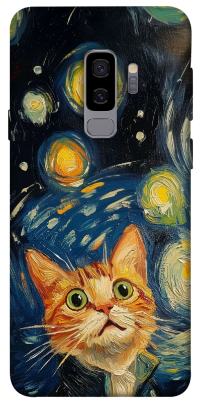 Чехол на Samsung Galaxy S9+ paint cat фото 1 из 1