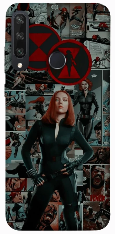 Чохол на Huawei Y6p Black Widow фото 1 з 1