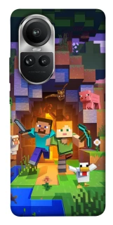 Чохол на Oppo Reno 10 Minecraft game фото 1 з 1