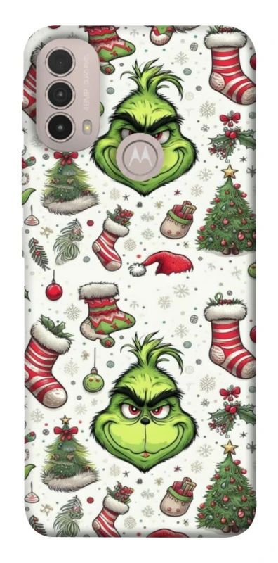 Чохол на Motorola Moto E40 Grinch mood ver.3 фото 1 з 1