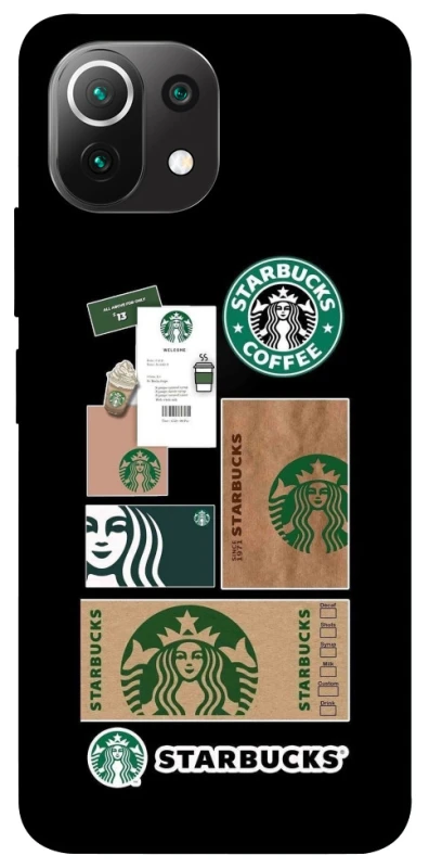 Чохол на Xiaomi Mi 11 Lite Starbucks coffee фото 1 з 1