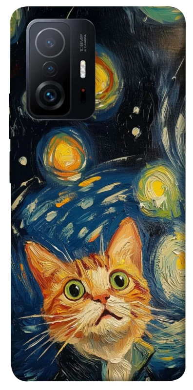 Чохол на Xiaomi 11T / 11T Pro paint cat фото 1 з 1