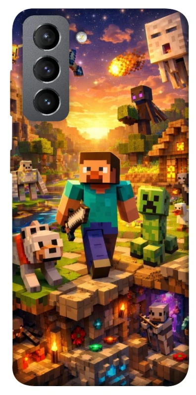 Чохол на Samsung Galaxy S21 FE Minecraft v6 фото 1 з 1