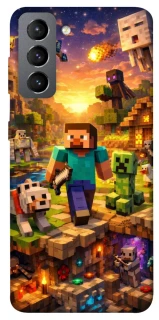 Чохол на Samsung Galaxy S21 FE Minecraft v6 фото 1 з 1