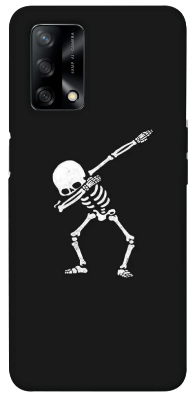 Чехол на Oppo A74 4G Halloween skeleton фото 1 из 1