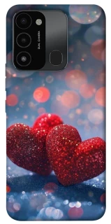 Чехол на TECNO Spark 8C Red hearts фото 1 из 1