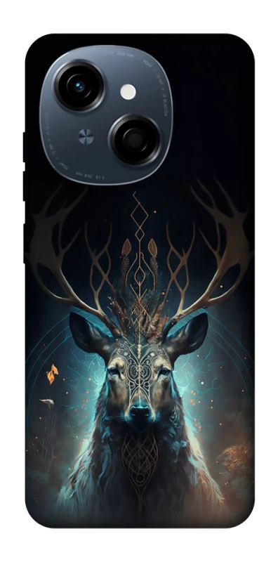 Чехол на TECNO Spark Go 1 Скандинавский олень v2 фото 1 из 1