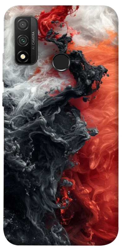 Чехол на Huawei P Smart (2020) Black and Red фото 1 из 1