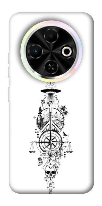 Чехол на TECNO Spark 30C Tattoo ver.7 фото 1 из 1
