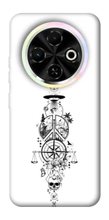 Чехол на TECNO Spark 30C Tattoo ver.7 фото 1 из 1