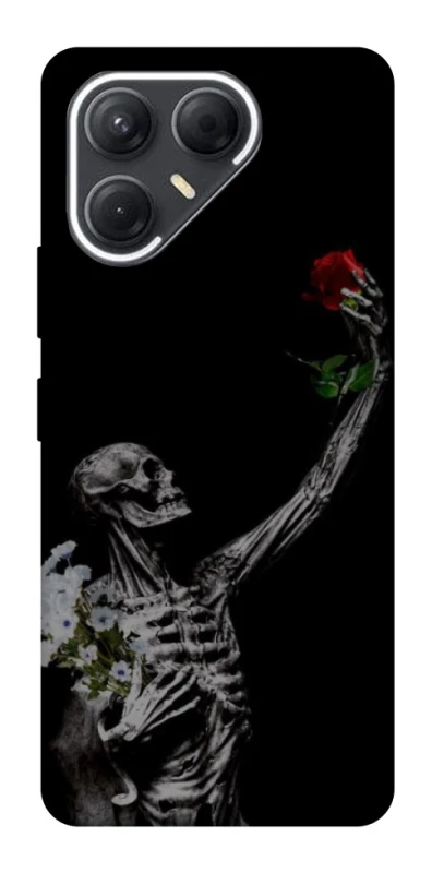 Чехол на TECNO Pova 7 Skeleton vs Rose фото 1 из 1