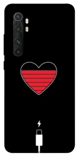 Чехол на Xiaomi Mi Note 10 Lite Charge your heart фото 1 из 1