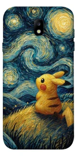 Чехол на Samsung J730 Galaxy J7 (2017) Pikachu and Van Gogh фото 1 из 1