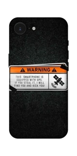Чохол на Apple iPhone 16e (6.1") Warning фото 1 з 1