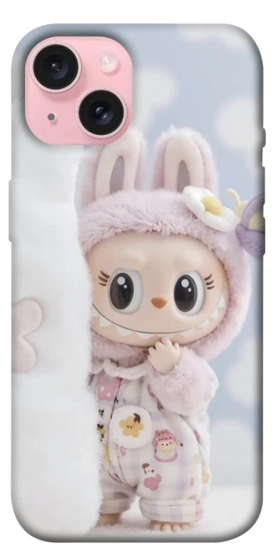 Чохол на Apple iPhone 15 (6.1") Labubu Happy фото 1 з 1