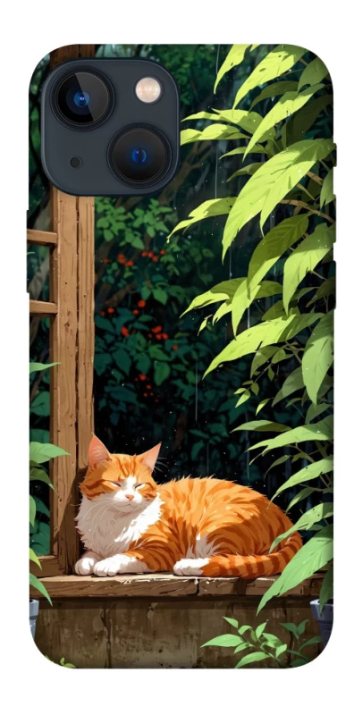 Чехол на Apple iPhone 13 mini (5.4") red cat фото 1 из 1